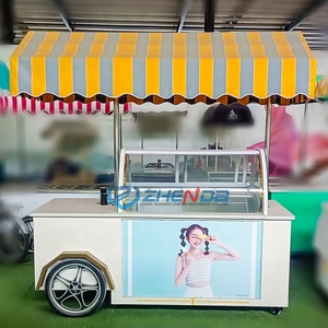 Camion de Gastronomie Mobile, Stand d'Entrepreneuriat, Chariot Compact, Véhicule Promotionnel pour Hot-dogs et Limonade en Extérieur, Véhicule de Restauration Rapide - Product Image 2