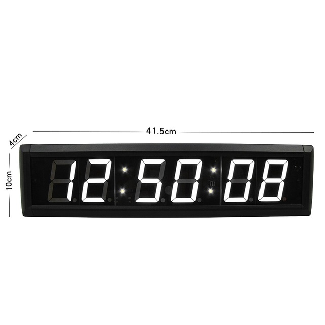 Large Screen 2.3 Inch Display Digital Countdown Timer LED Desk Wall Clock for Bedroom Kitchen Office Lab With Multi Functions