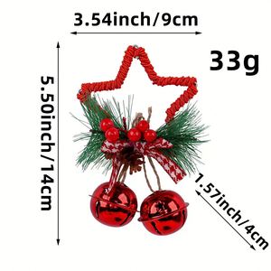 Adorno Colgante de Estrella de Cinco Puntas de Plástico Hecho a Mano de Alta Calidad para Árbol de Navidad, Ecológico para Ventana - Product Image 4