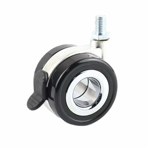 Ruedas de Poliuretano de 60 mm para Muebles con Freno de Eje Hueco, Capacidad de Carga de 50 kg, para Muebles de Salón, Comedor y Cocina - Product Image 3