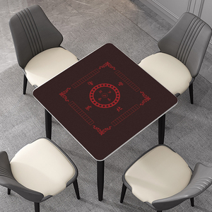 Tapete de Mahjong de Goma en Oferta, Juego de Mesa Familiar, Tapete de Mahjong de Cuero, Alfombra de Póker para el Hogar, Proveedor - Product Image 2