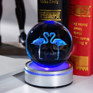 Base lumineuse LED haute qualité multicolore ronde pour présentoir d'art en verre 3D avec interrupteur tactile sensible - Product Image 6