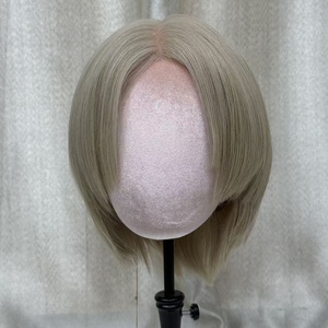 <span class=keywords><strong>Parrucca</strong></span> Frontale Mono Base di Lusso 100% Capelli Umani Remy per Donne Bianche, Capelli Caucausi, Misura Personalizzabile, Ingrosso per Saloni e Ragazze - Product Image 1