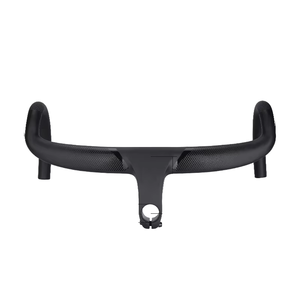 Manillar integrado LUBJE Aero-Enrutamiento de cable interno completo Aleación de aluminio Barra de caída de <span class=keywords><strong>bicicleta</strong></span> de carretera <span class=keywords><strong>Accesorios</strong></span> de <span class=keywords><strong>bicicleta</strong></span> - Product Image 1