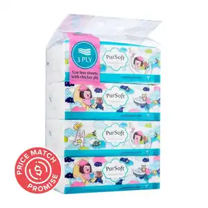 OEM Customize Cheap 2ply 3ply Super Soft Mini Pocket V Fold Interfold Face Facial Tissue Paper With Lotion