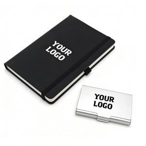 Wholesale Custom Logo <b>A5</b> Notebook for Business Promo Gift Colorful Pu Hardcover Leather <b>Note</b> <b>Books</b> With Pen Holder - Product Image 1