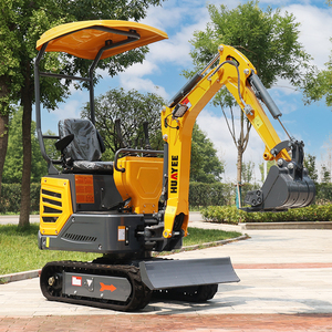 Mini-excavatrice hydraulique d'occasion de 1,2 tonne, robuste, avec livraison gratuite, certifiée CE EPA, pour travaux agricoles, sur chenilles - Product Image 2