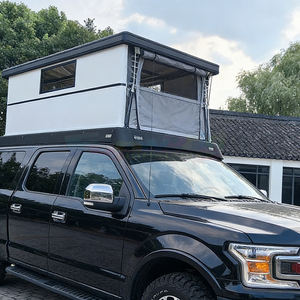 Tente de toit rigide en alliage d'aluminium pour 3-4 personnes, tente de toit électrique pour voiture, tente de toit pour le camping en plein air avec échelle - Product Image 4