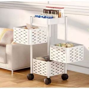 Estante de Almacenamiento Giratorio de 360 Grados para Cocina, Económico, de Acero al Carbono, en Oferta - Product Image 2