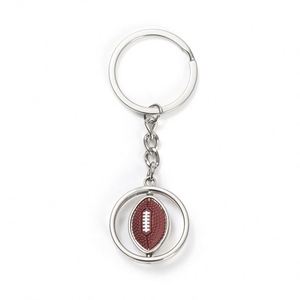 Llavero Deportivo Giratorio de Metal con Balón de Fútbol o Baloncesto para Fanáticos - Product Image 5