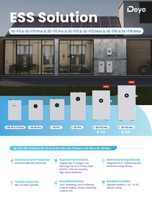 Sistema de Almacenamiento de Energía Solar Industrial y Comercial DEYE de Alta Eficiencia, 16kw SE-F16, Bajo Voltaje, LiFePO4, 314Ah, UE - Product Image 4