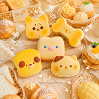 Jouet Squishy Alimentaire Adorable à Remontée Lente, Doux et Anti-Stress, Cadeau Kawaii