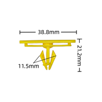 W790216S900 Fixations automobiles : Clips de retenue pour moulures d'ailes avant et extensions d'ailes pour Ford F-150