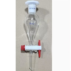 Funil separador de vidro Tiandi Lab 30ml com torneira de PTFE - Product Image 1