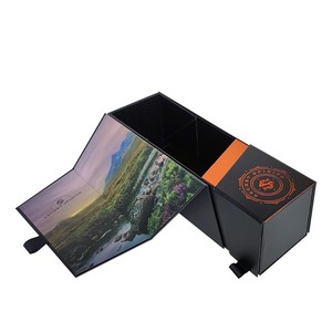 Hộp Quà Tặng Bao Bì Rượu Vang Đóng Từ Tính Hình <span class=keywords><strong>Magnum</strong></span> Quyến Rũ Bằng Giấy Bìa Cứng Màu Đen Cao Cấp - Product Image 3