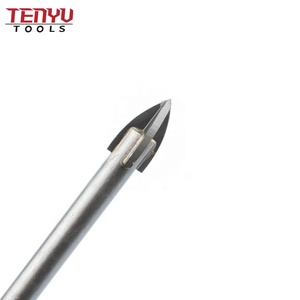 Sand Blasted Quick Change Hex Shank Cross Carbide Tip <strong>Tile</strong> Glass <strong>Drill</strong> <strong>Bit</strong> <strong>Set</strong> for Glass Ceramic Brick <strong>Drill</strong> - Product Image 3