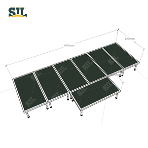 SIL tùy chỉnh 2x1 nhà thờ nhôm sân khấu nền tảng thiết kế sân khấu nhỏ xách tay mini trong nhà nhà thờ sân khấu - Product Image 2