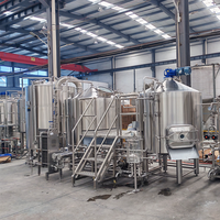 Cuve à Pression Automatique de Haute Qualité 2000L-5000L en Acier Inoxydable 304 Certifiée CE ISO pour la Production de Bière, Soudure TIG à 100%