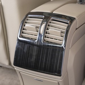 Panneau de console centrale Mercedes-Benz noir titane brossé ABS pour modification intérieure Classe E W212 - Product Image 1