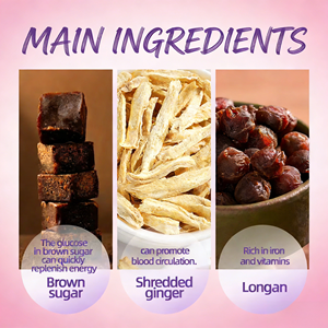 ชาบำรุงมดลูกสูตรผสม OEM สำหรับสุขภาพมดลูกของผู้หญิง ผสมพุทราจีน โกจิเบอร์รี่ กุหลาบ ขิง น้ำตาลทรายแดง ธรรมชาติ ปราศจากส่วนผสมจากสัตว์ บรรจุ 10 ซองชา ซองละ 5 กรัม บรรจุกล่อง - Product Image 5