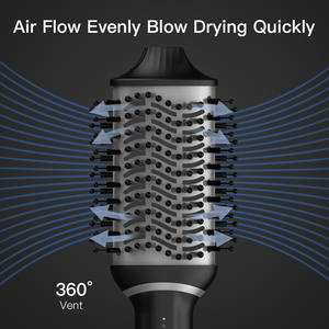 Lena Wholesale 3 en 1 Sèche-cheveux rotatif à air chaud volumateur électrique à séchage rapide <span class=keywords><strong>Brosse</strong></span> à cheveux sèche-cheveux - Product Image 3