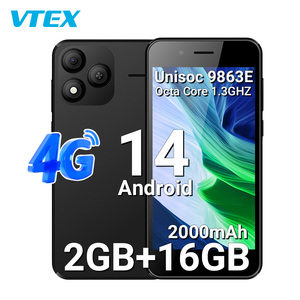 5 "4G LTE <span class=keywords><strong>Dual</strong></span> <span class=keywords><strong>Sim</strong></span> <span class=keywords><strong>Android</strong></span> 14 sc9832e điện thoại Trung Quốc 2GB <span class=keywords><strong>RAM</strong></span> 16GB ROM 128GB mở rộng lưu trữ 2000mAh Kinh Tế Mobilephone - Product Image 2