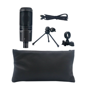 Microphone à condensateur filaire USB <span class=keywords><strong>AT2020</strong></span> dédié pour diffusion en direct, conférence audio, voix humaine, carte son, streaming en direct - Product Image 5