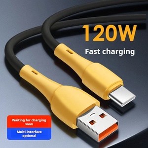 Cable DE DATOS USB de carga rápida 6A tipo C de precio súper bajo para teléfonos móviles <span class=keywords><strong>Samsung</strong></span> Huawei línea de datos de plástico personalizada - Product Image 4