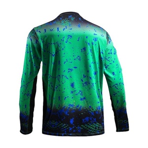 เสื้อกันแดดแขนยาวผู้ชาย โพลีเอสเตอร์ผสมสแปนเด็กซ์ ป้องกันรังสียูวี UPF 50+ เสื้อโอเวอร์ไซส์สำหรับตกปลา - Product Image 4