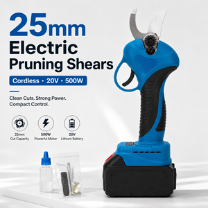 Forbici Elettriche <span class=keywords><strong>a</strong></span> <span class=keywords><strong>Batteria</strong></span> 20V 500W per Potatura, Cesoie da Giardino 25mm per Rami d'Albero con Scatola - Fornitura Diretta dalla Fabbrica - Product Image 2