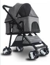 Evcil hayvan arabası ayrı taşınabilir katlanabilir köpek arabası küçük ve orta köpek yürüyüş kedi bebek çantası oyuncak kafes - Product Image 4