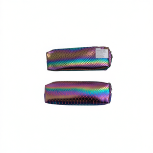 MNJ Holographic Pencil Case 12Pcs Rainbow Iridescent Cosmetic Bag For Makeup Storage - Product Image 2
