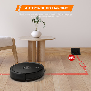 Robot aspirateur et serpillière E2 3500Pa 3-en-1, autonomie de 120 min, navigation aléatoire, capacité de franchissement de 20 mm pour la maison - Product Image 5