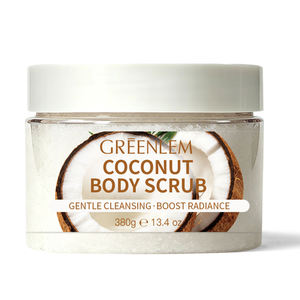 Gommage corporel Greenlem COCONUT, nettoyage doux, booste l'éclat, OEM ODM - Product Image 1