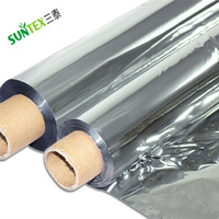 Film réfléchissant pour plantes, feuilles de papier d'aluminium de 0,012 mm, paillis agricole, couverture hautement réfléchissante pour serre de jardin, lumière de croissance
