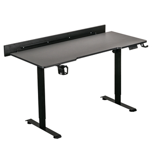 <span class=keywords><strong>Bureau</strong></span> de jeu inclinable à moteur unique haut de gamme avec surface texturée de haute technologie et éclairage LED RGB pour studio de <span class=keywords><strong>gamer</strong></span> moderne - Product Image 4
