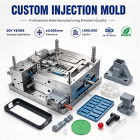 Conception de moules en plastique OEM ODM, fabrication de pièces en plastique par injection en PP, nylon, ABS, conception et production de moules personnalisés