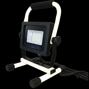 Projecteur de travail LED portable 30W SMD en aluminium 3000 Lumens avec support et poignée pour atelier - Product Image 3