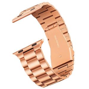 Top Ventas Tres Beads18mm 20mm 22mm Correa de reloj inteligente de acero inoxidable para Galaxy <span class=keywords><strong>Watch</strong></span> 4/5/6 <span class=keywords><strong>Huawei</strong></span> GT4 <span class=keywords><strong>Watch</strong></span> Band - Product Image 4