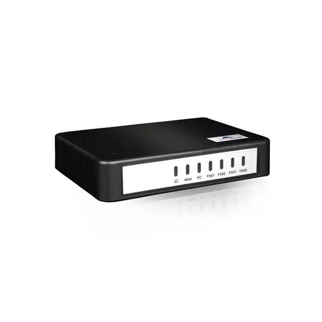 2021 neueste 2 FXO 0 FXS 1 WAN VoIP Gateway ATA für kleine Häuser HX420G