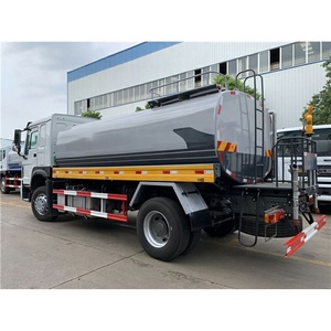 Заводская цена, грузовик HOWO Bowser 4x2 15CBM, спринклерная Автоцистерна для продажи - Product Image 3