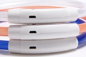 <span class=keywords><strong>Collar</strong></span> Led luminoso recargable por USB para mascotas, alerta de seguridad al azar, tamaño asequible, para perros - Product Image 4