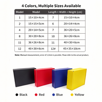 Boîtes d'expédition en gros colorées double face, extra robustes et résistantes à la compression pour vêtements et chaussures