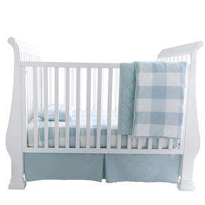 <span class=keywords><strong>Crib</strong></span> Bed Protector Infant 4-teiliges <span class=keywords><strong>Set</strong></span> Babybettwäsche-<span class=keywords><strong>Set</strong></span> aus Baumwolle für Jungen und Mädchen - Product Image 1