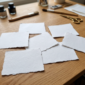 Papel Ecológico Blanco para Copiar, Hecho a Mano con Algodón Reciclado, Tamaño A3, 100 Hojas/Paquete, Tamaños y Colores Personalizados Disponibles - Product Image 3