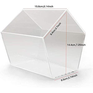 Boîte à sachets de thé Polygon, organisateur transparent pour capsules de café, support de rangement en acrylique pour capsules <span class=keywords><strong>Nespresso</strong></span>, pour bar à café - Product Image 3