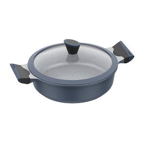 Màu Xanh Đồ Nấu Nướng Thiết Lập Không Dính Nhôm Chậu Với Kính Cường Lực Có Nắp Đậy Chảo Chiên Chảo Cho Tất Cả Các Vòi Bếp Ngay Cả Cảm Ứng - Product Image 4