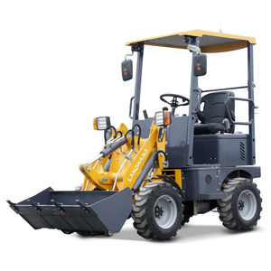 Mesin pemuat Front-End elektrik kualitas tinggi pemuat kompak bertenaga baterai penggerak empat roda 1980kg grosir pemuat pertanian Mini - Product Image 5