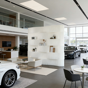 Araba 4S Mağazası Bölme Kağıdı Duvar Dükkanı Ofis Ev Ekranı, Canlı Yayın Arka Planı Katlanabilir ve Esnetilebilir Kağıt Duvar - Product Image 1