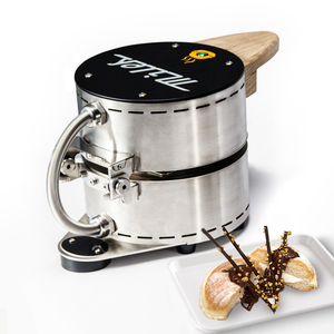 Machine à panini d'usine chinoise, machine à sandwichs glacés à la brioche commerciale, presse à panini gelato avec CE à vendre - Product Image 2